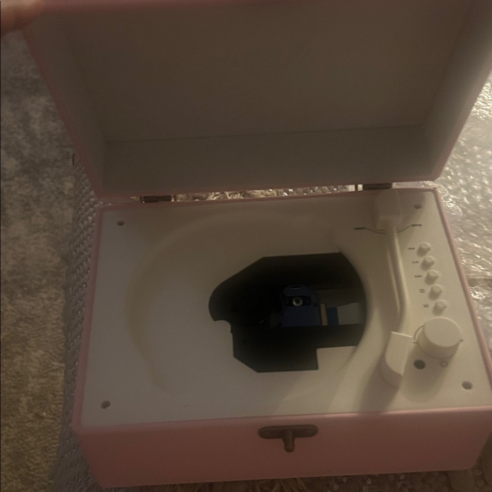 Pink is Time Music Box CD Player with Speakers; Bluetooth Transmitter - Picture 8 of 12
